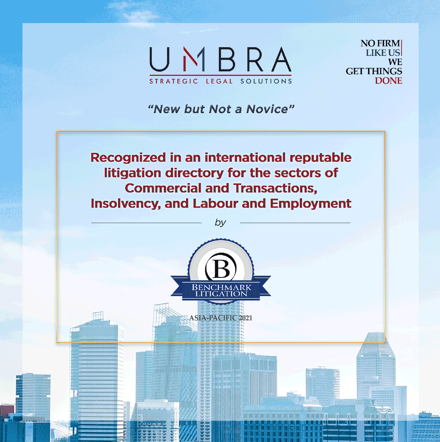 UMBRA Recognized In An International Reputable Litigation Directory