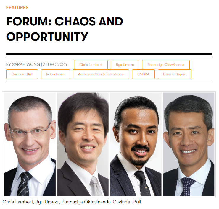 Asian Legal Business – Forum: Chaos and Opportunity