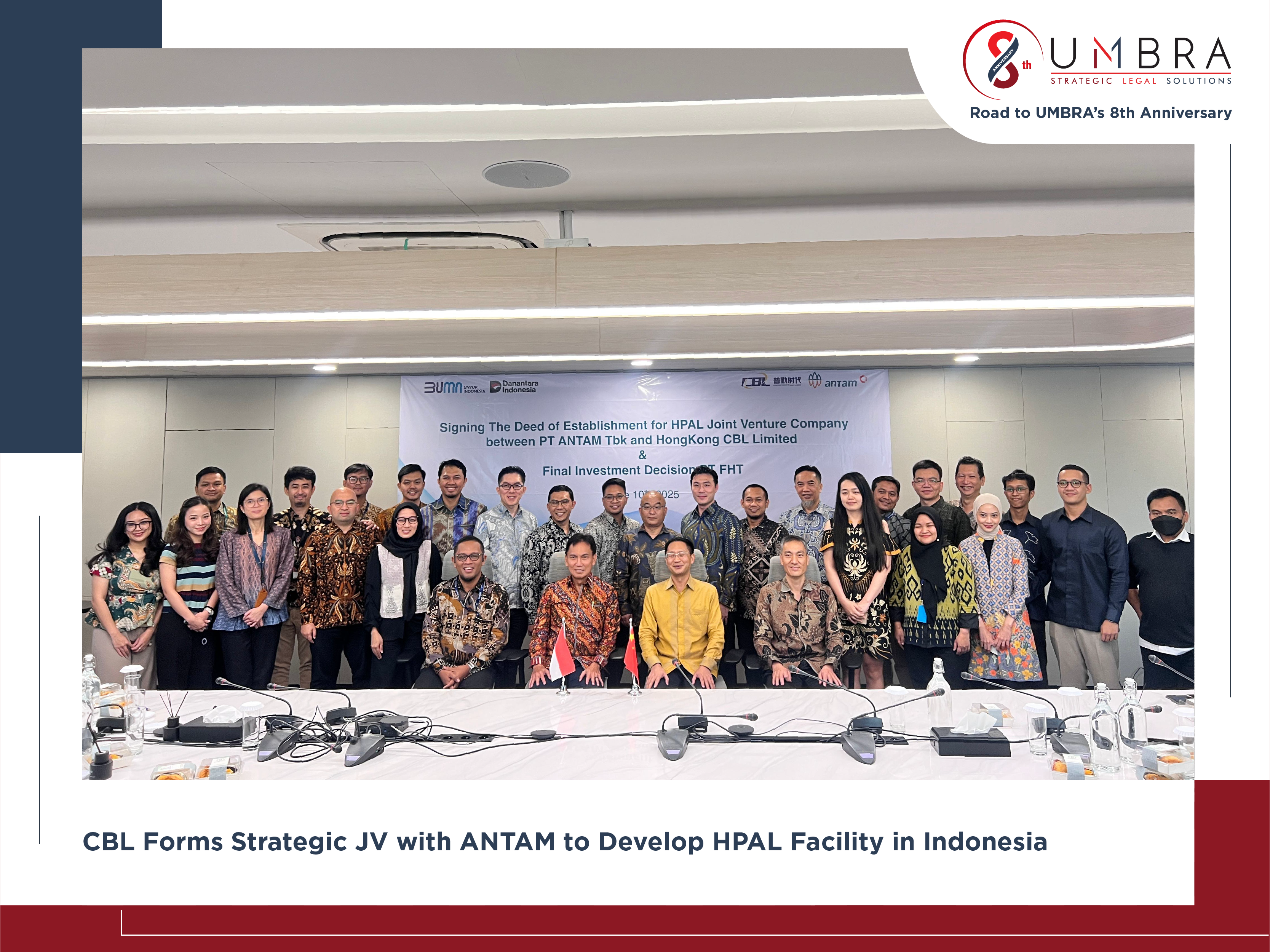 CBL Forms Strategic JV with ANTAM to Develop HPAL Facility in Indonesia