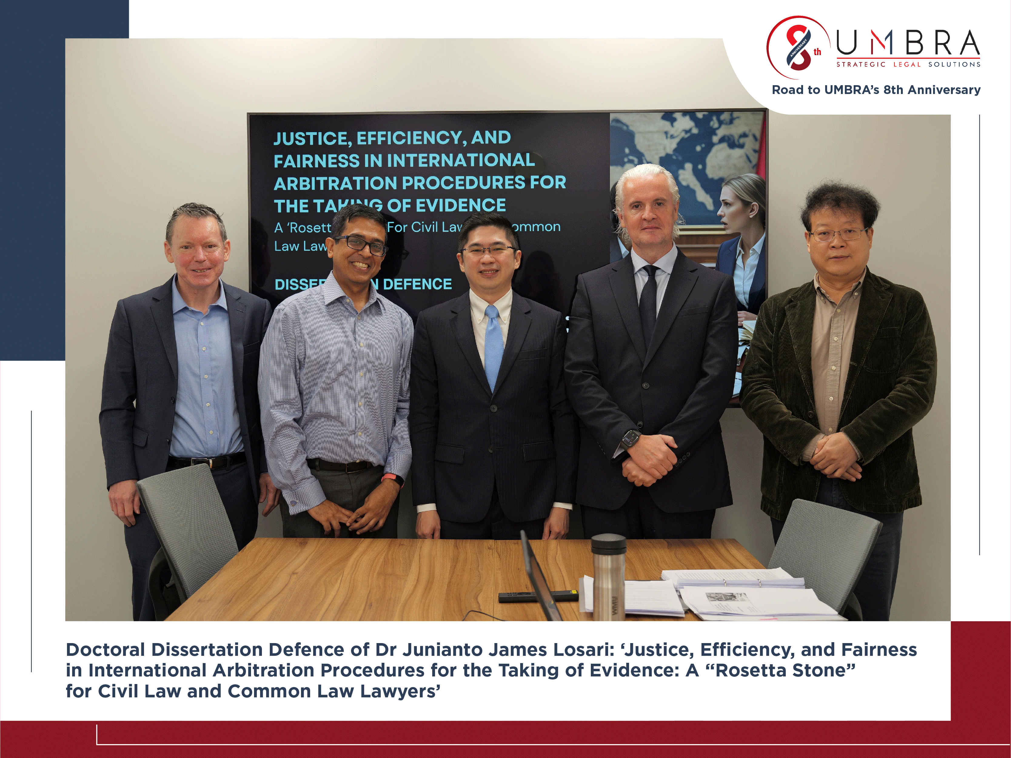 Doctoral Dissertation Defence of Dr Junianto James Losari