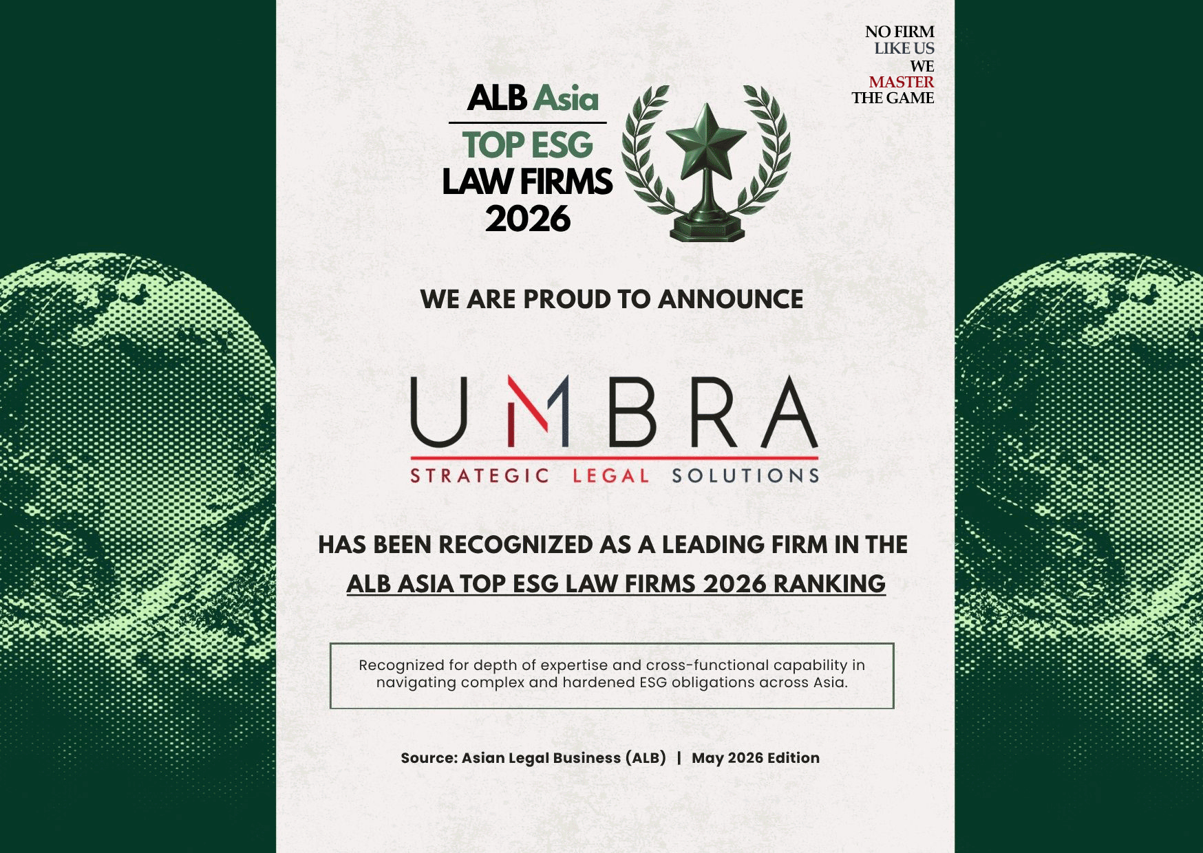 ALB Asia Top ESG Law Firms 2026