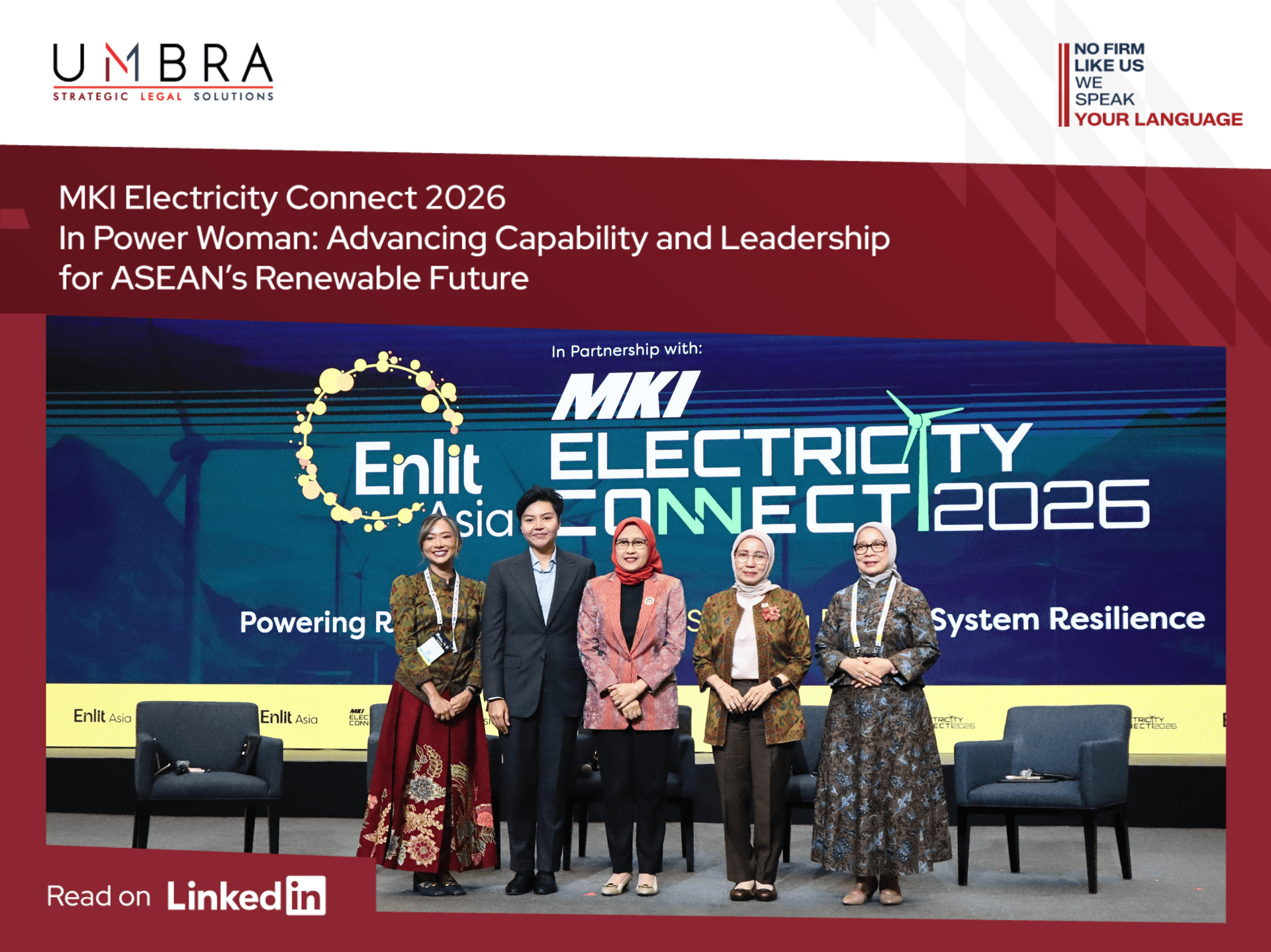 “In Power Woman: Advancing Capability and Leadership for ASEAN’s Renewable Future” panel discussion at MKI Electricity Connect 2026